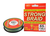Ardent Strong Braid 150 Yards, Green Round Braided Line, 65lb