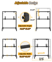 Ardier heavy-duty steel frame archery stand showing rugged construction.
