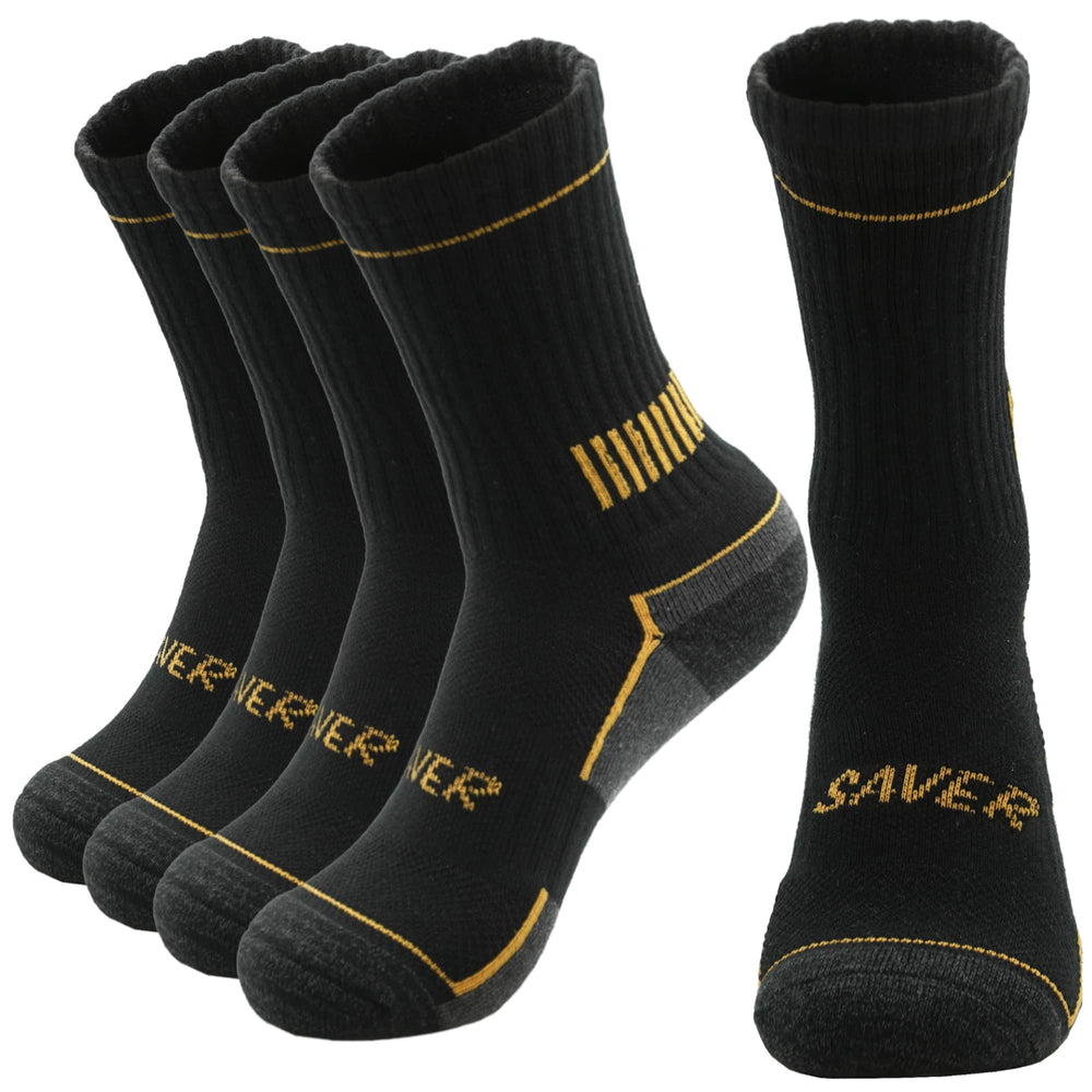 ARE YOU SAVER hiking socks with Dri-Tech mesh for all-day ventilation.