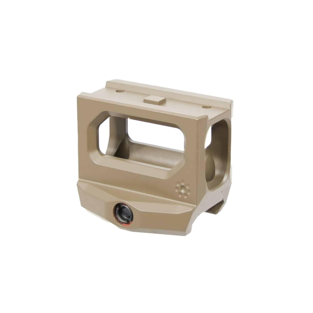Arisaka Defense Red Dot Mount Mk2 FDE, 1.93-inch height, versatile micro footprint optic mounting
