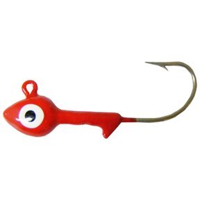 Arkie's MSHP-14-6-10 red saltwater jig head for inshore fishing