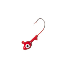 Arkie Saltwater Jig Head in red, 1/4 oz, 100-pack, for versatile saltwater jigging
