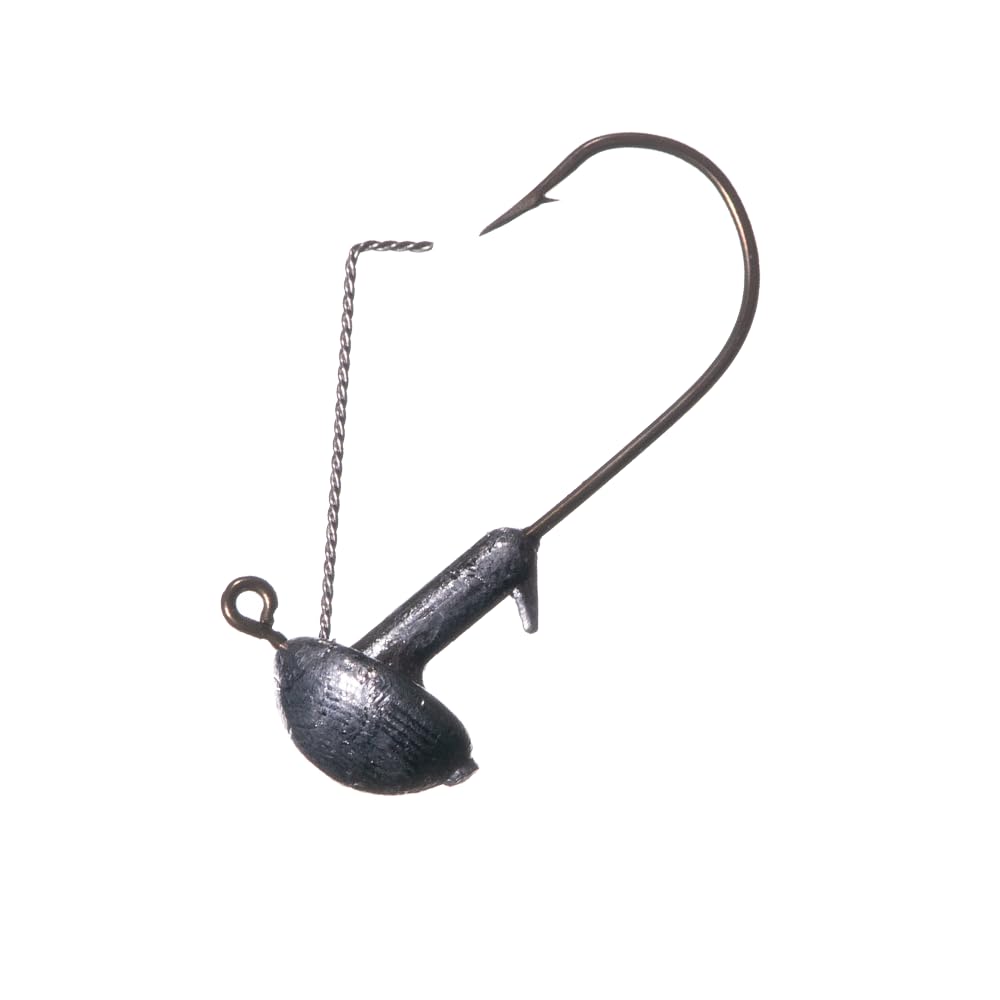 ARKIE WMH-14-10 unpainted weedless stand-up head ideal for weed beds and steady presentation.
