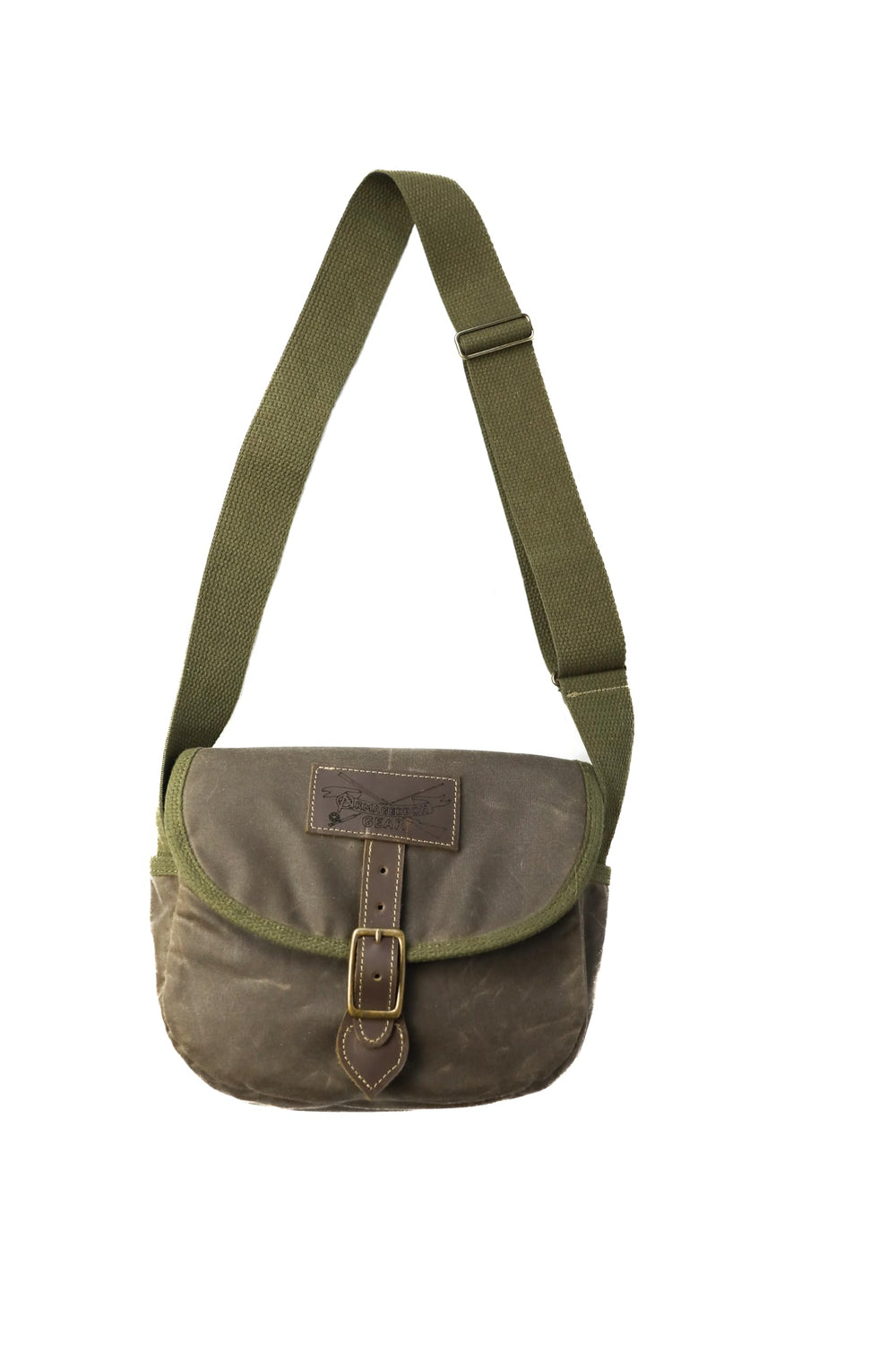 Armageddon Gear Hunt Possibles Bag in brown, compact field bag for shells and essential gear.