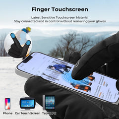 ARRIS heated gloves waterproof windproof shell protects hands in snow and rain