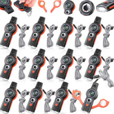 Arrowbash 12-pack emergency whistles—compact signaling ready for outdoor safety on the go.