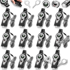 Arrowbash 12-pack emergency whistle set for reliable outdoor signaling on hikes and camps