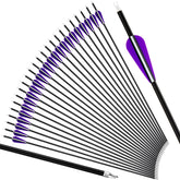 Arrowbash 24 arrows pack for practice and target sessions with visible purple-white feathers.