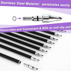 Arrowbash removable tips design enables quick maintenance and customization.