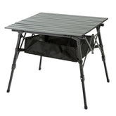 ARROWHEAD OUTDOOR 39-inch folding camp table ready for outdoor dining and prep.