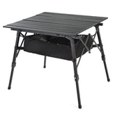 Arrowhead Outdoor 39in folding table with adjustable height for dining at the campsite