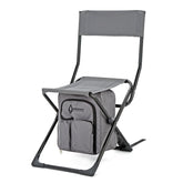 Arrowhead Outdoor 3-in-1 camp chair front view with backrest for comfort.