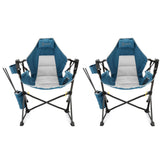 Arrowhead Outdoor folding hammock chair footrest detachable for comfortable outdoor lounging on the go.