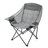 ARROWHEAD OUTDOOR oversized folding camp chair with padded seat for all-day comfort.