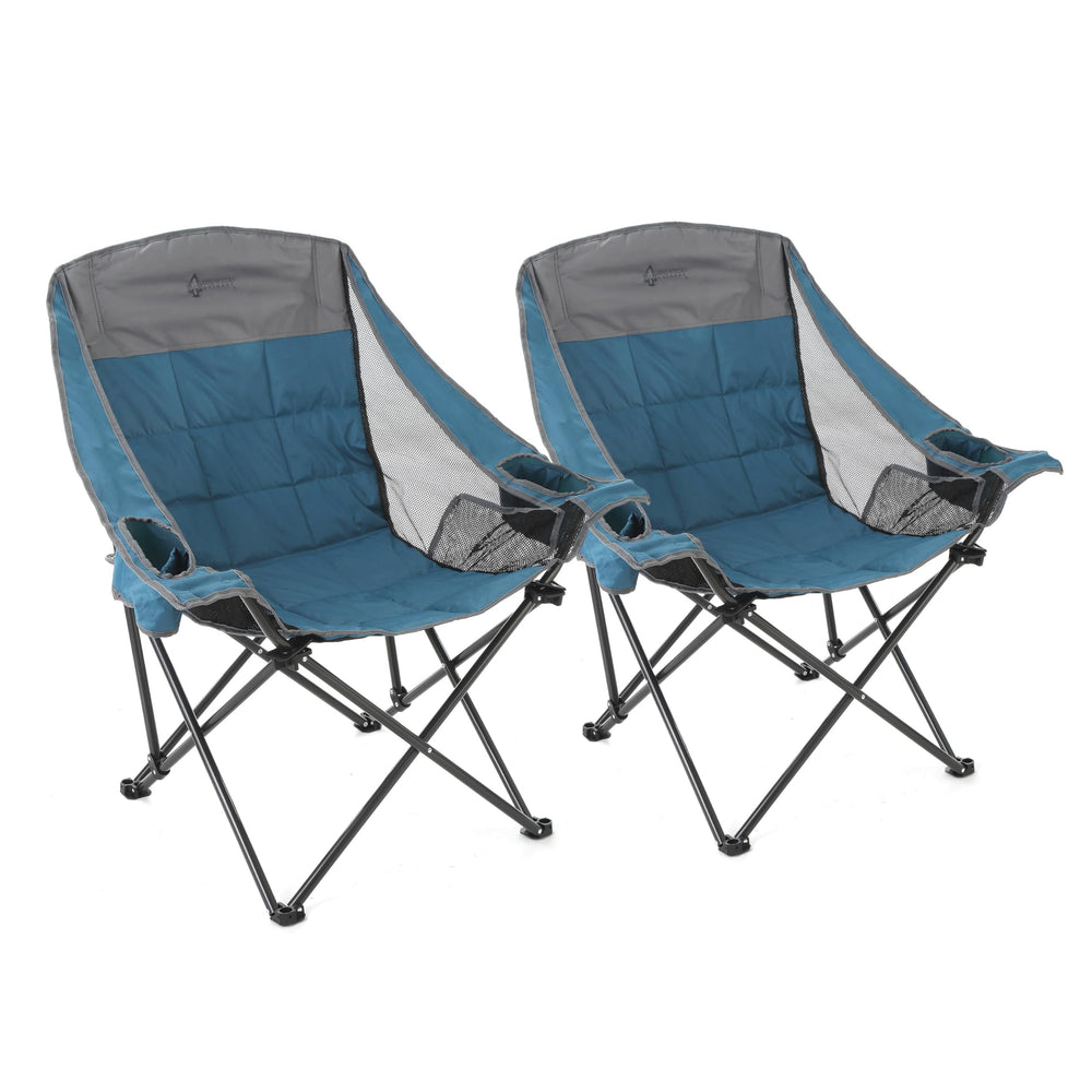 Arrowhead Outdoor oversized folding camp chair with wide seat for comfort outdoors