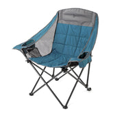 Arrowhead Outdoor oversized folding camp chair with roomy seat for comfort.