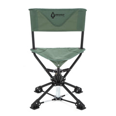 ARROWHEAD OUTDOOR 360-degree swivel chair viewed from above for silent hunting movement