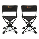 ARROWHEAD OUTDOOR 360° swivel chair for quiet, smooth hunting movement.