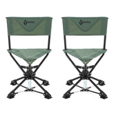 Arrowhead Outdoor swivel chair for silent 360-degree movement in blinds