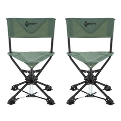 Arrowhead Outdoor swivel chair for silent 360-degree movement in blinds
