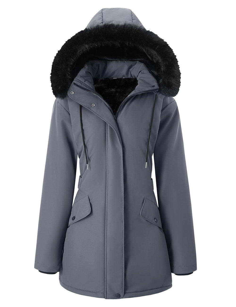Arssm women's winter puffer coat with hood delivers versatile warmth and weather protection.