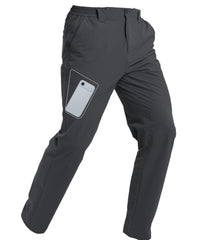 Arunlluta travel pants front view highlights lightweight all-weather design for hiking and daily wear