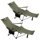 ARURU 2-in-1 reclining chair with footrest offers flexible comfort for outdoor lounging.