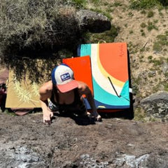Asana Rock Star sit-start pad supports comfortable first moves off the ground.