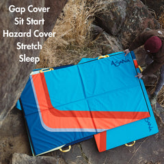 Asana VersaPad multipurpose-use mat for crag, warm-up, and yoga