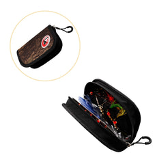 Ascent spinner lures close-up with brass hooks and bright flash.