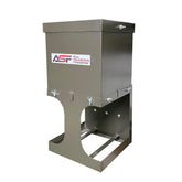 ASF All Seasons Feeders EZ Block deer feeder side view, powder-coated for outdoors durability.