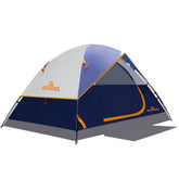 ASFANES 4-person tent showing ample interior space for four adults and gear, great for car camping.