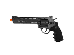 ASG Dan Wesson 6in Grey rotating cylinder enables authentic reloads