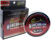 Ashconfish fluorocarbon line invisible-underwater enables stealthy approach in clear water conditions.