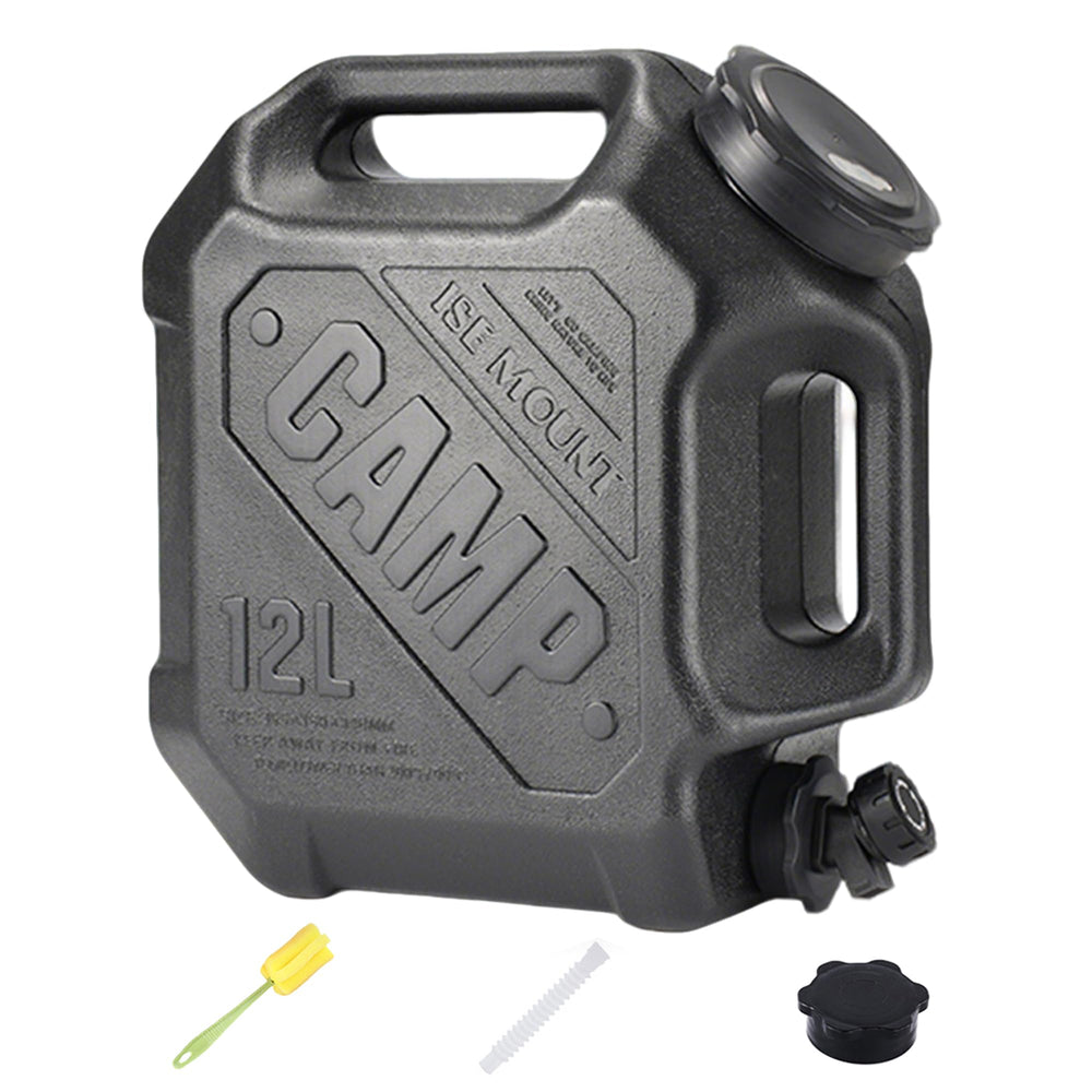 ASIEIT 3.2 gallon water jug with spigot for easy dispensing during camping.