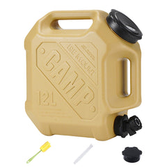ASIEIT 3.2 gallon water jug with spigot and dual handles for easy transport