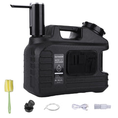ASIEIT 3.5 gallon camping water jug with pump for easy outdoor refills