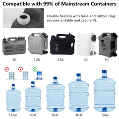 ASIEIT food-grade, odorless materials ensure safe contact with water.