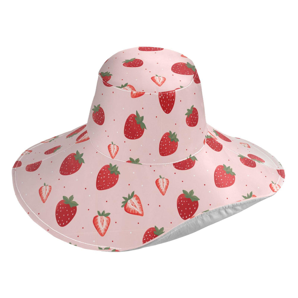 Aslsiy wide brim sun hat shields face from sun during outdoor adventures.