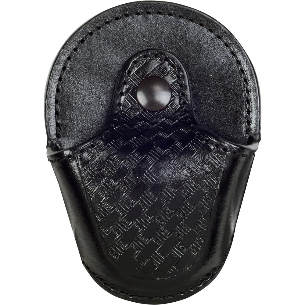 ASP Federal Handcuff Case on duty belt, open view for rapid access.