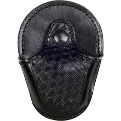 ASP Federal Handcuff Case on duty belt, open view for rapid access.