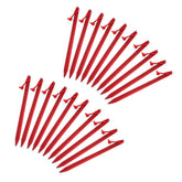 ASR Outdoor 9-Inch aluminum tent stake eyelet head enables quick setup and secure anchor.