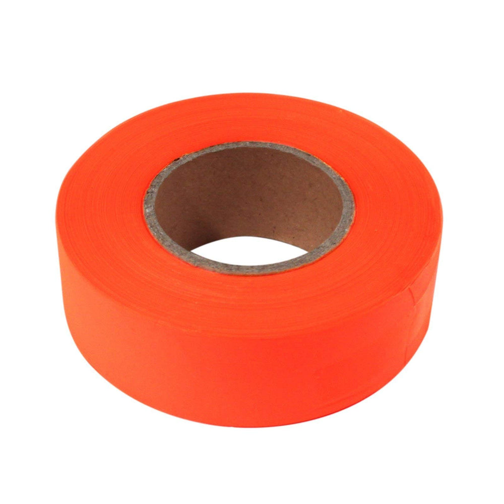 ASR Outdoor marking ribbon, 1in orange roll, highly visible for trail markers.