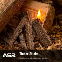 Wet-weather use: ASR Outdoor Tinder Sticks ignite despite moisture