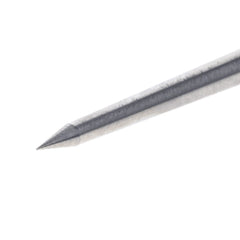 ASR Outdoor Solid Titanium Ice Pick handle texture shows scalloped grip