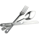 ASR Outdoor 2-pack minimalist utensils with knife for lightweight trail dining.