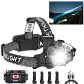ATDOALL super-bright headlamp beam 800m for clear night visibility.