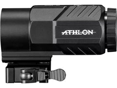 Athlon Optics Midas M5 magnifier with swing-out mount for quick deployment.
