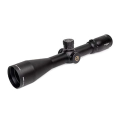 Athlon Optics Midas TAC 5-25x56 FFP APRS6 reticle closeup enables precise subtensions across magnifications.