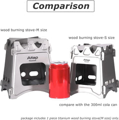 ATiAP stove with cross-stand trivet provides stable cooking surface
